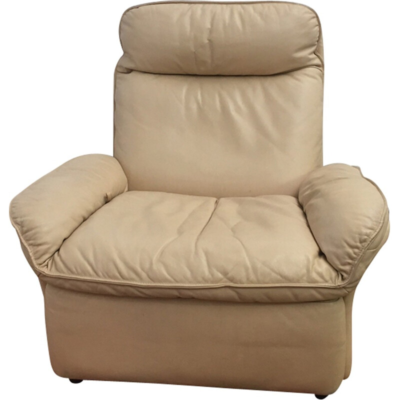 Fauteuil en cuir "DS66" par De Sede - 1972