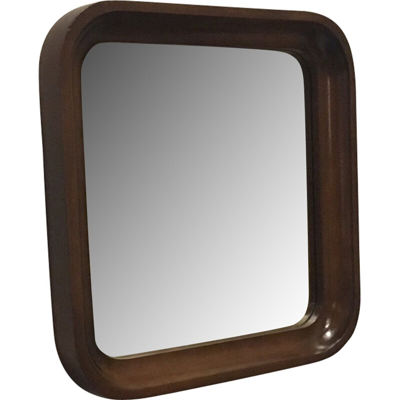 Vintage Italian mirror in wood - 1960s