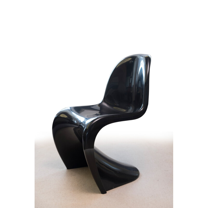 Suite de 4 chaises en plastique par Vener Panton - 1970