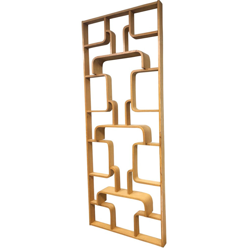 Vintage wall unit/room divider by Ludvik Volak for Drevopodnik Holesov - 1950s