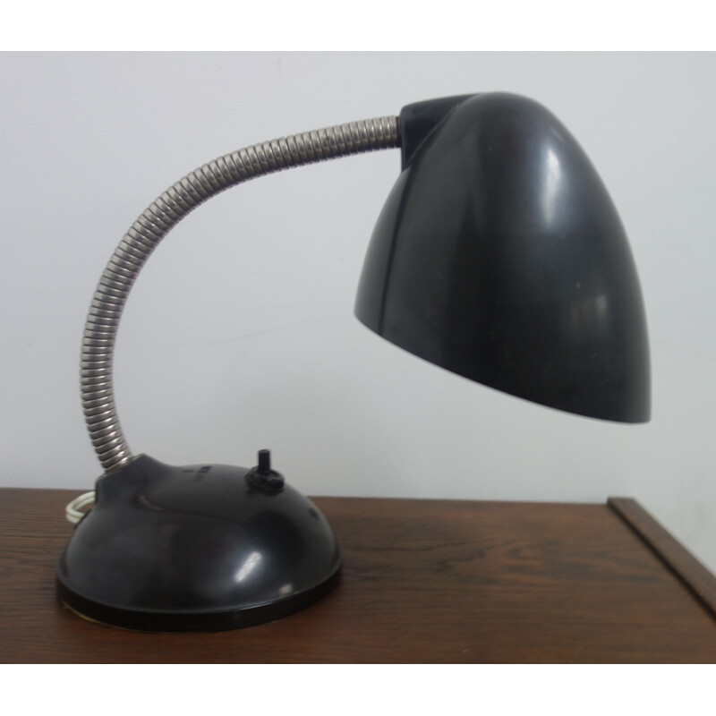 Lampe de bureau vintage "11105" en bakélite, Tchèque - 1950