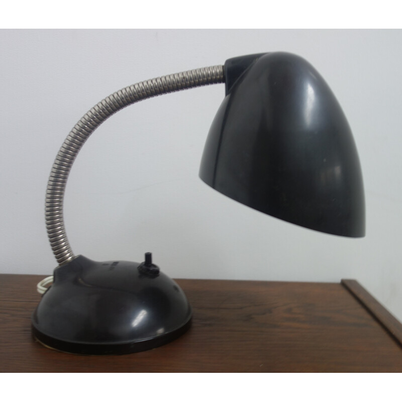 Vintage "11105" bakelite desklamp, Czech - 1950s