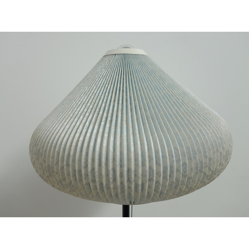 Vintage floorlamp with blue onion shape shade - 1960s