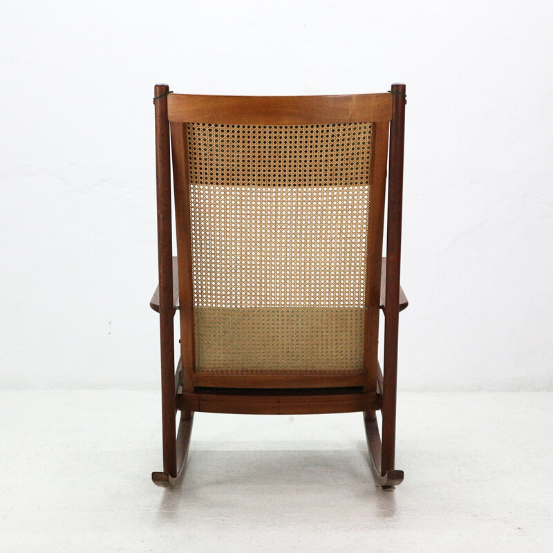 Chaise à bascule vintage "532-A" par Hans Olsen - 1950