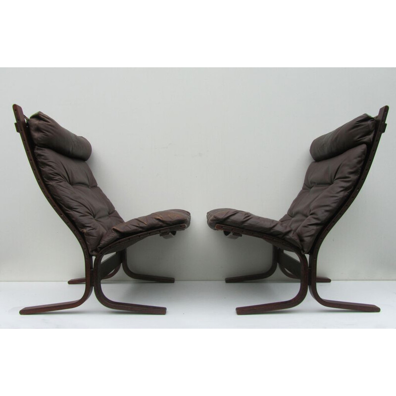 Pair of Siesta lounge chairs, Ingmar RELLING - 1960s