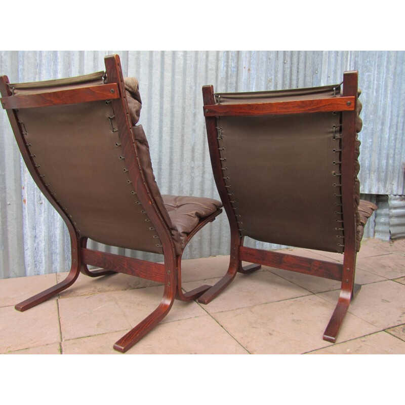 Pair of Siesta lounge chairs, Ingmar RELLING - 1960s