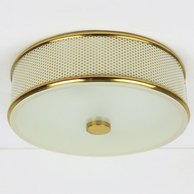 Vintage Ceiling lamp perforated - 1950s