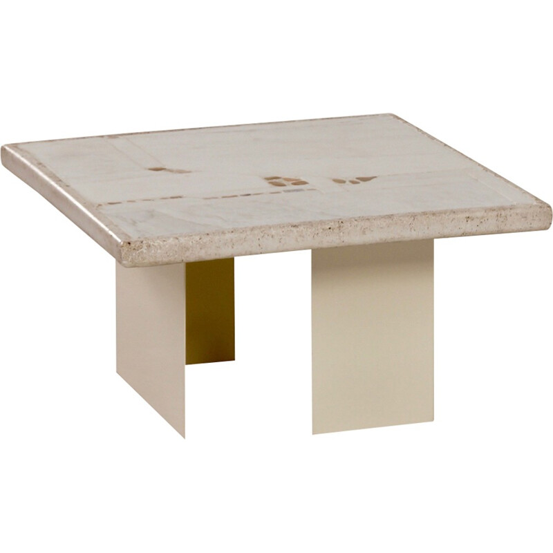 table Basse Vintage en - marbre