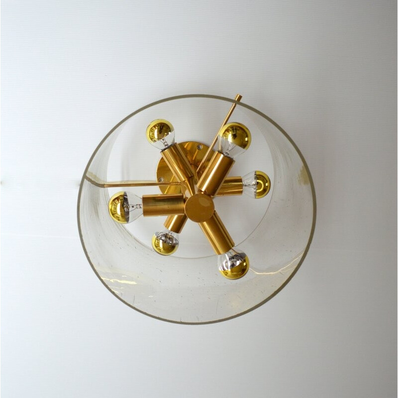 Vintage Sputnik ceiling lamp for Doria - 1960s