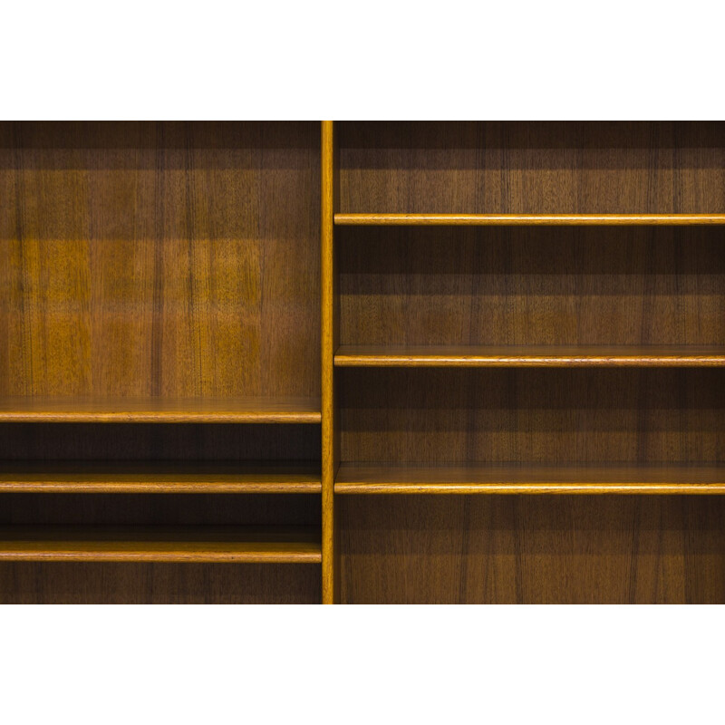 Vintage teak bookcase by Alf Svensson for Bjästa Möbelfabrik - 1960s