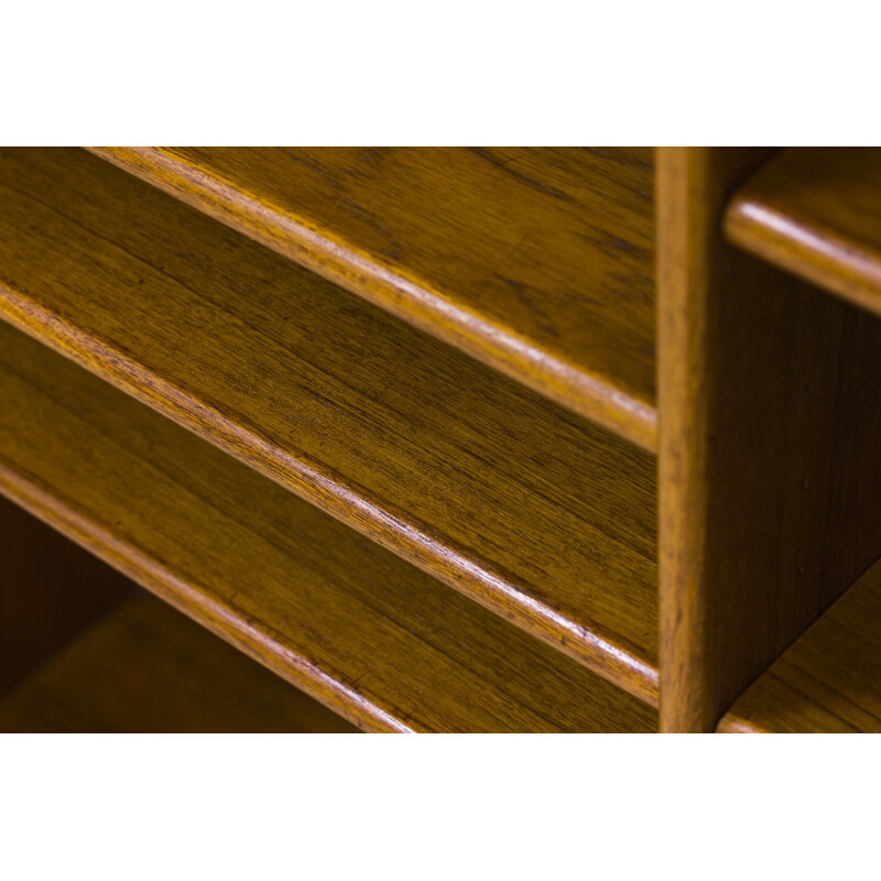 Vintage teak bookcase by Alf Svensson for Bjästa Möbelfabrik - 1960s