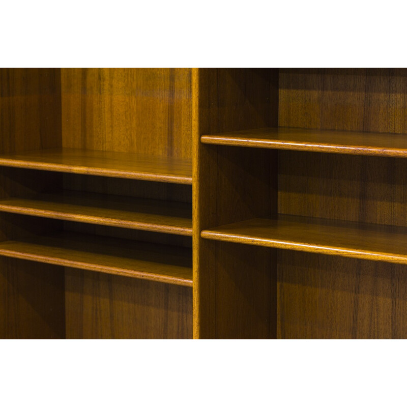 Vintage teak bookcase by Alf Svensson for Bjästa Möbelfabrik - 1960s