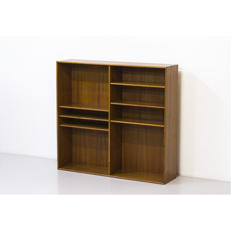 Vintage teak bookcase by Alf Svensson for Bjästa Möbelfabrik - 1960s