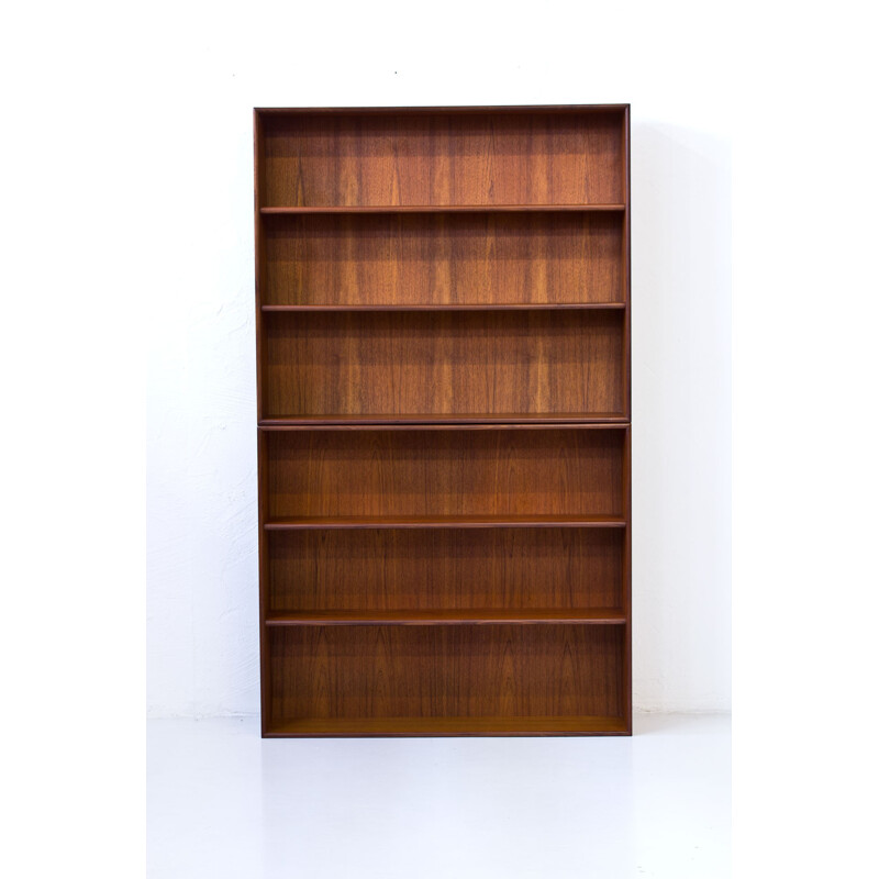 Set of 2 teak bookcases for Brantorps - 1960s