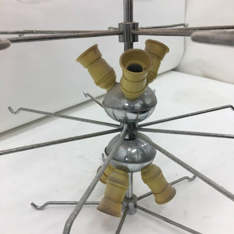 Vintage Italian Space Age chandelier - 1970s