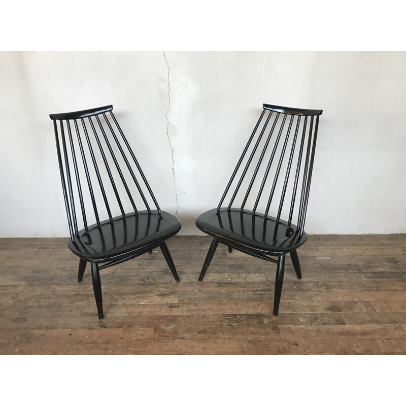 Set of 2 Mademoiselle armchairs by Ilmari Tapiovaara - 1960s