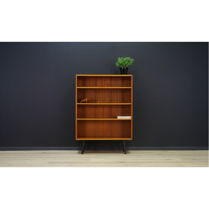 Vintage Danish design teak bookcase - 1960s