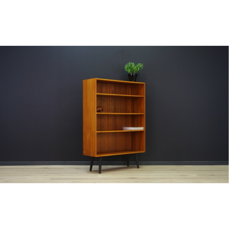 Vintage Danish design teak bookcase - 1960s