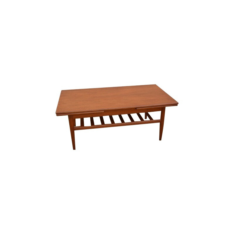 Scandinavian coffee table in teak - 1970s