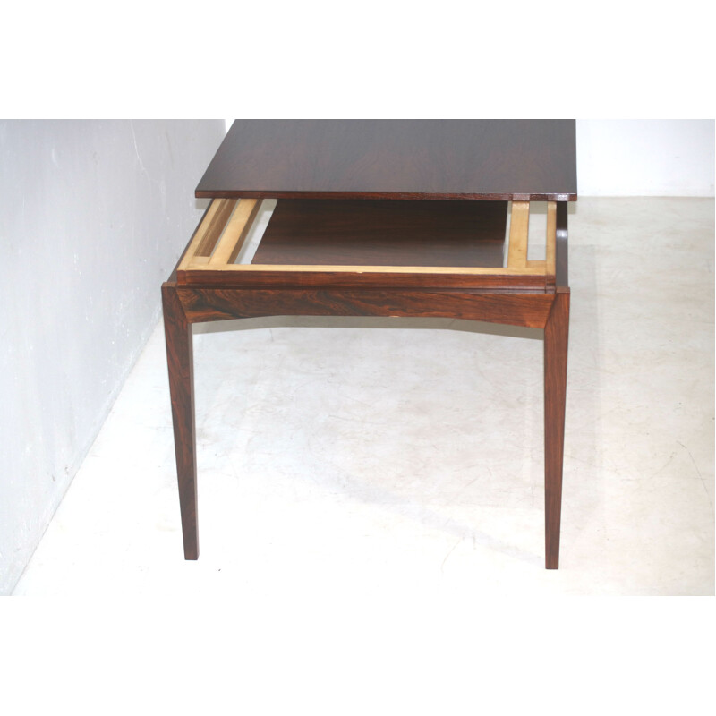 Vintage rosewood extendable dining table by H. W. Klein - 1950s
