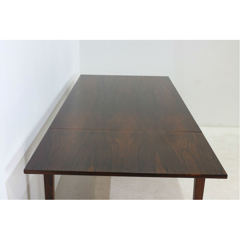 Vintage rosewood extendable dining table by H. W. Klein - 1950s