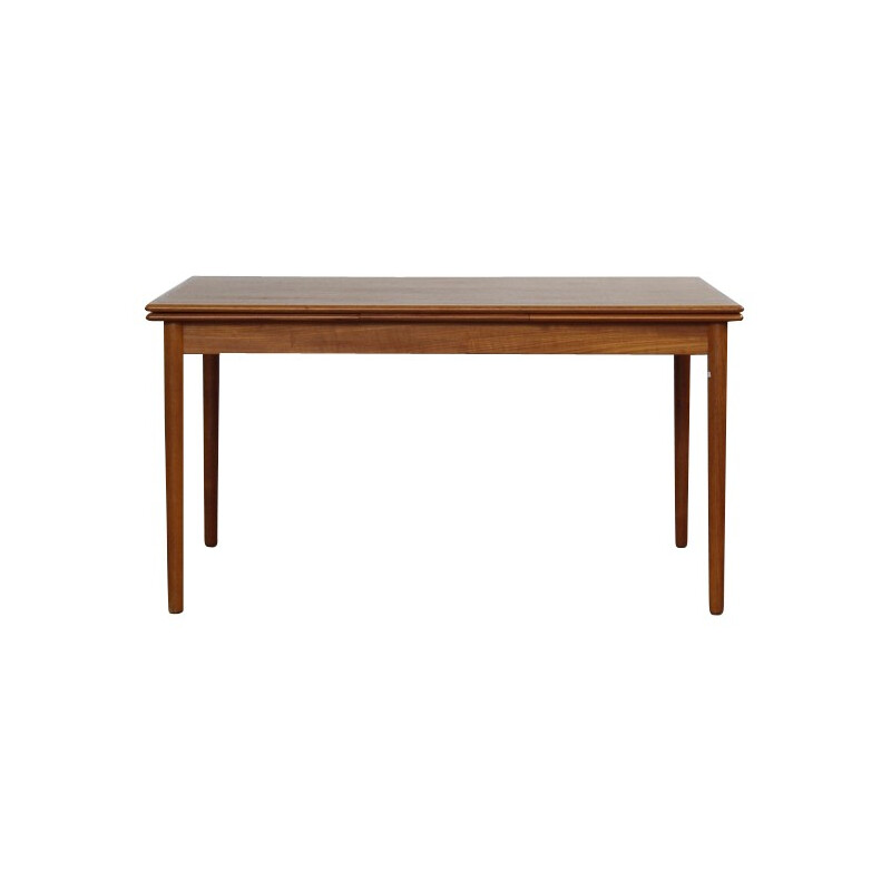 Wide Danish table in teak - 1960s