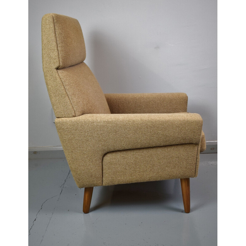 Vintage Danish Pure Lounge ArmChair in wool - 1960s