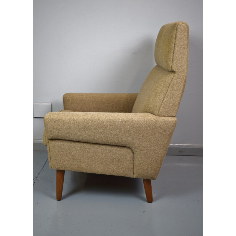 Vintage Danish Pure Lounge ArmChair in wool - 1960s