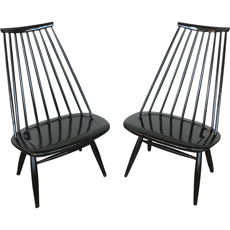 Set of 2 Mademoiselle armchairs by Ilmari Tapiovaara - 1960s