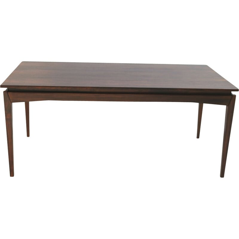 Vintage rosewood extendable dining table by H. W. Klein - 1950s