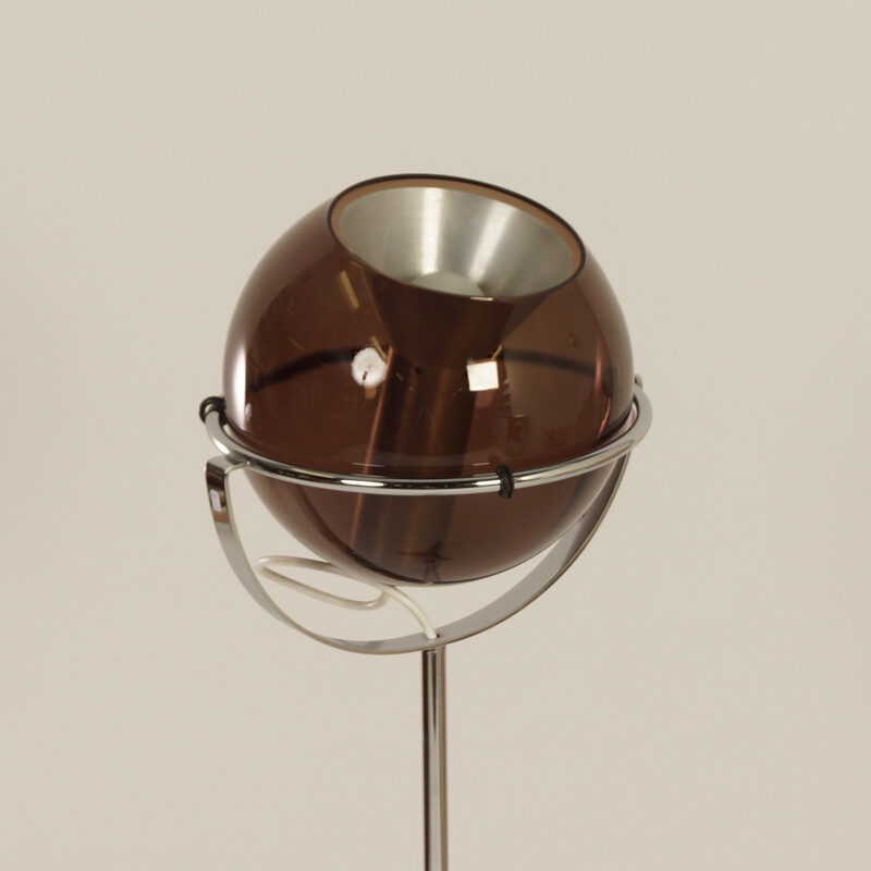 Lampadaire vintage "Globe" par Frank Ligtelijn - 1960