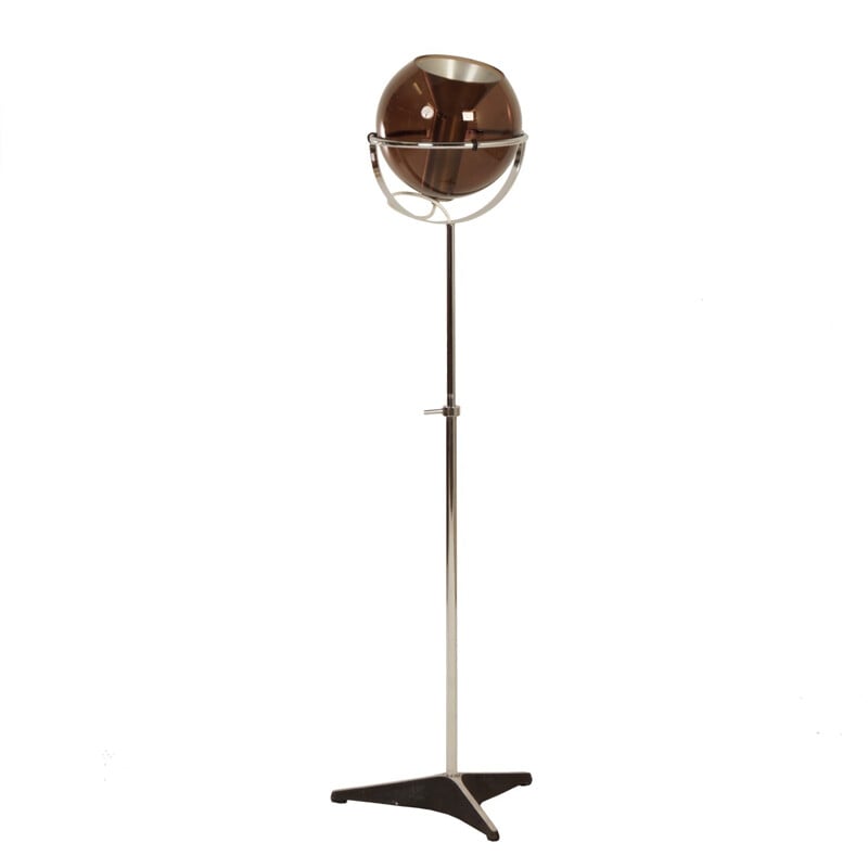 Vintage "Globe" floor lamp by Frank Ligtelijn - 1960s
