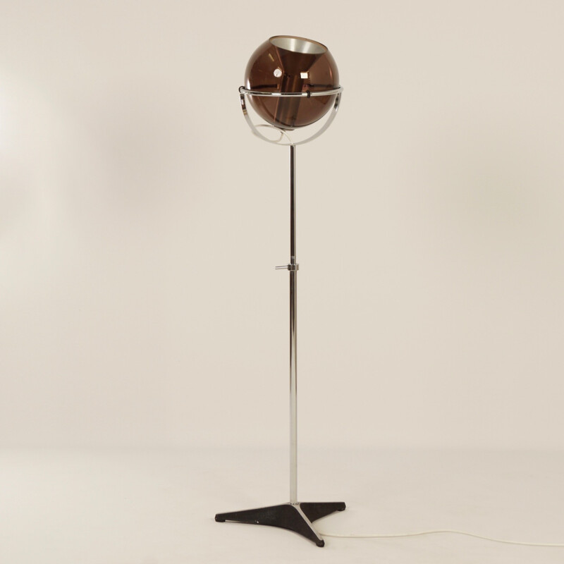 Vintage "Globe" floor lamp by Frank Ligtelijn - 1960s