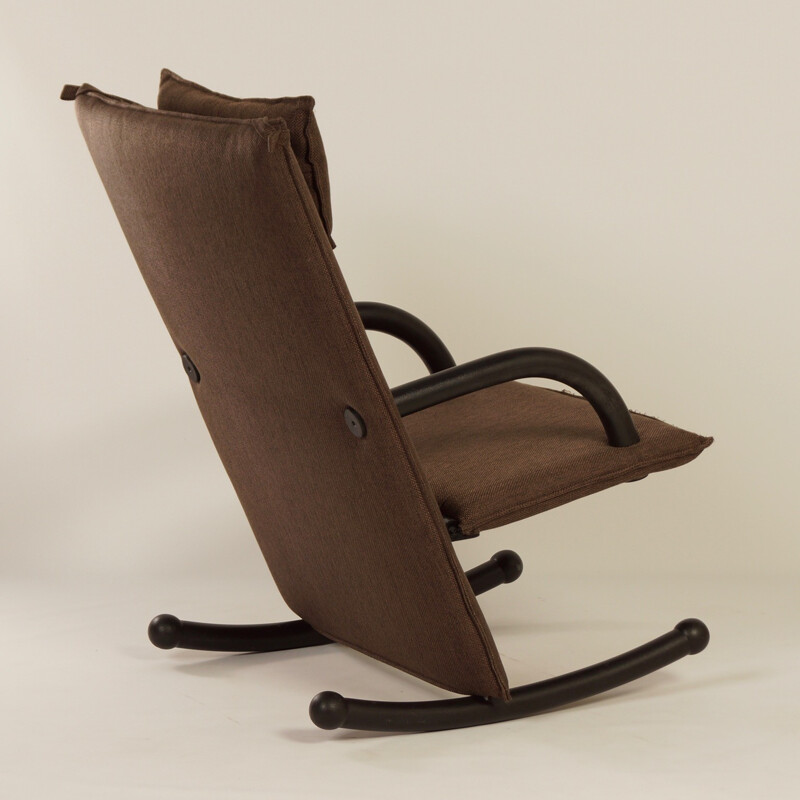 Vintage rocking chair "T-Line" by Burkhard Vogtherr for Arflex, Italy 1980