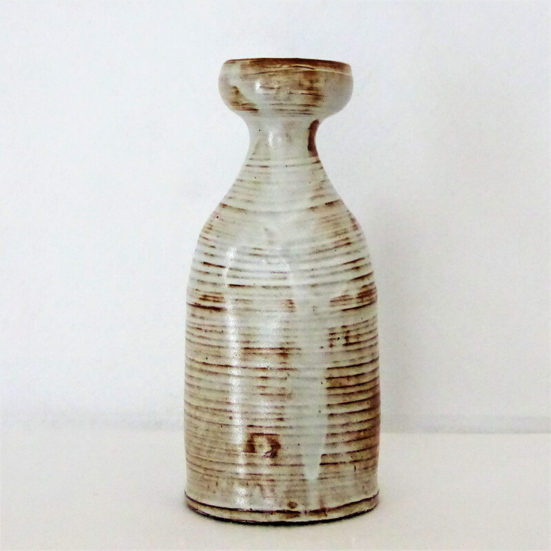 Vintage "Character" vase by Jacques Pouchain for l'Atelier Dieulefit - 1950s