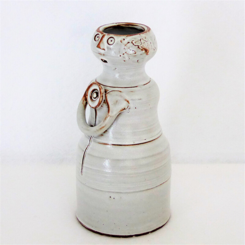 Vase "Femme" vintage par Jacques Pouchain pour l'Atelier Dieulefit - 1950