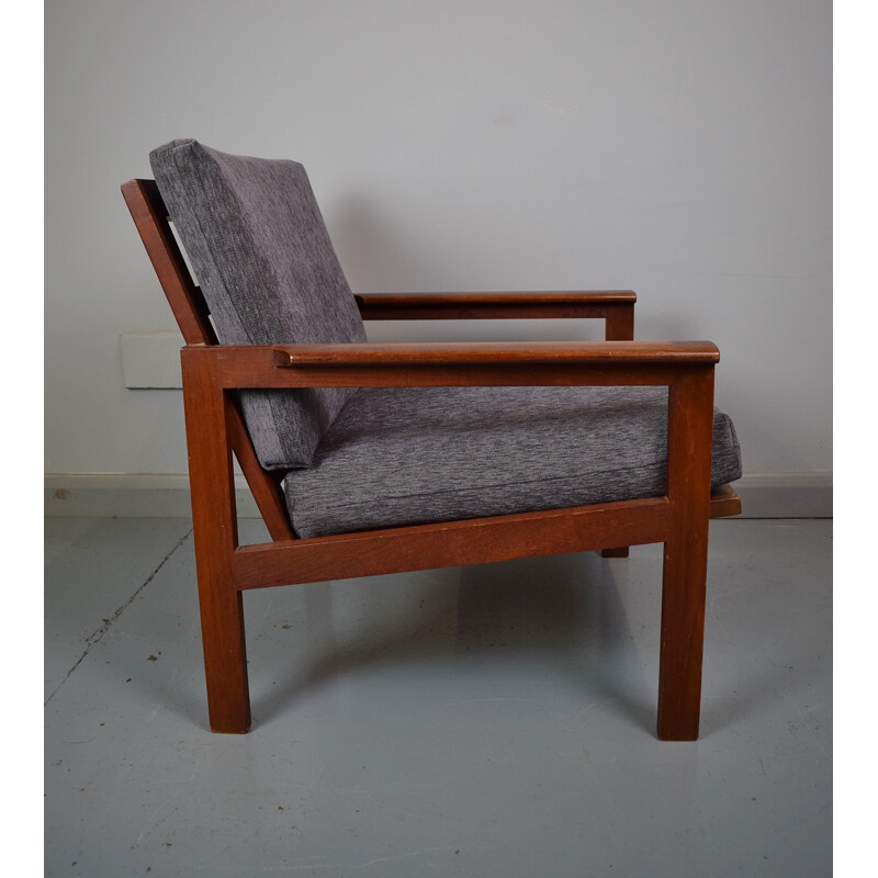 Vintage Danish teak "Capella" lounge armchair by Illum Wikkelso for N. Eirlesen - 1960s