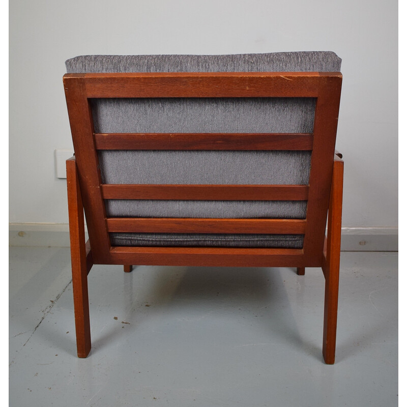 Vintage Danish teak "Capella" lounge armchair by Illum Wikkelso for N. Eirlesen - 1960s