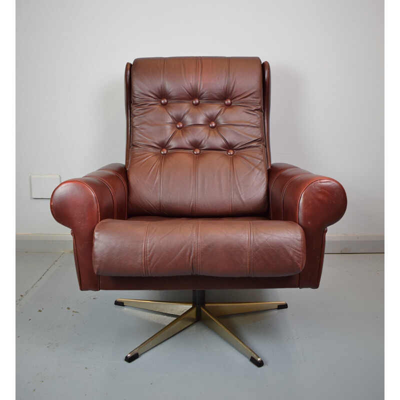 Vintage lounge armchair by Svend Skipper - 1970s