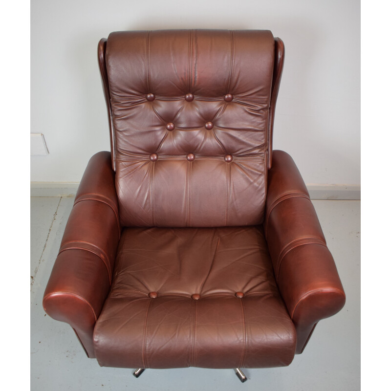 Vintage lounge armchair by Svend Skipper - 1970s