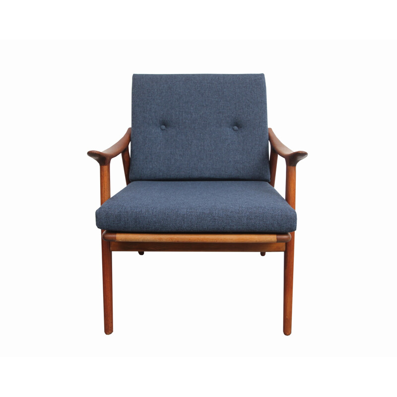 Vintage teak armchair by Fredrik Kayser for Vatne - 1950s