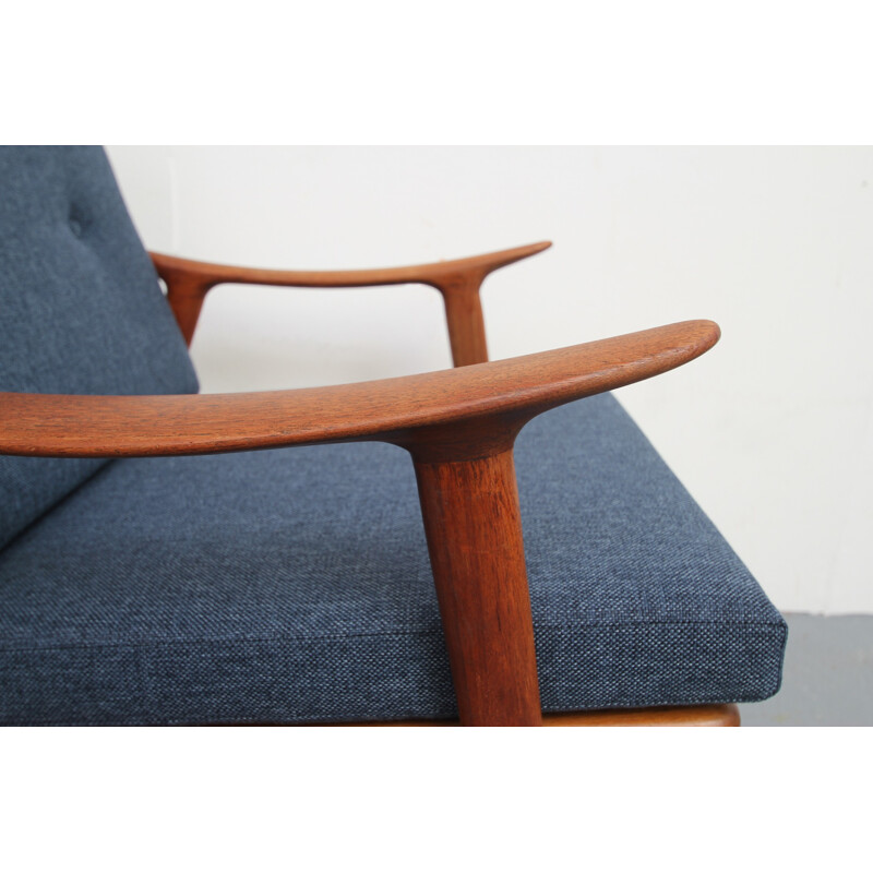 Vintage teak armchair by Fredrik Kayser for Vatne - 1950s