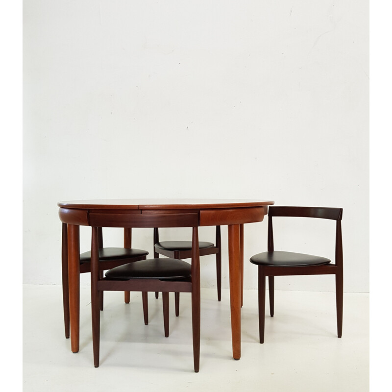 Vintage teak dining set by Hans Olsen for Frem Rojle - 1960s