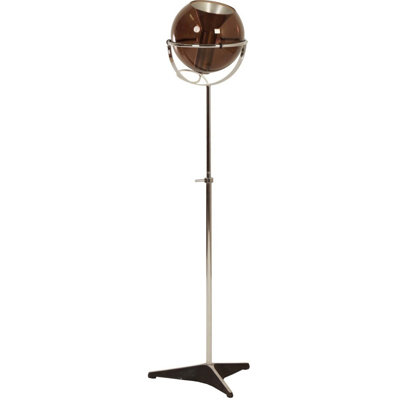 Vintage "Globe" floor lamp by Frank Ligtelijn - 1960s