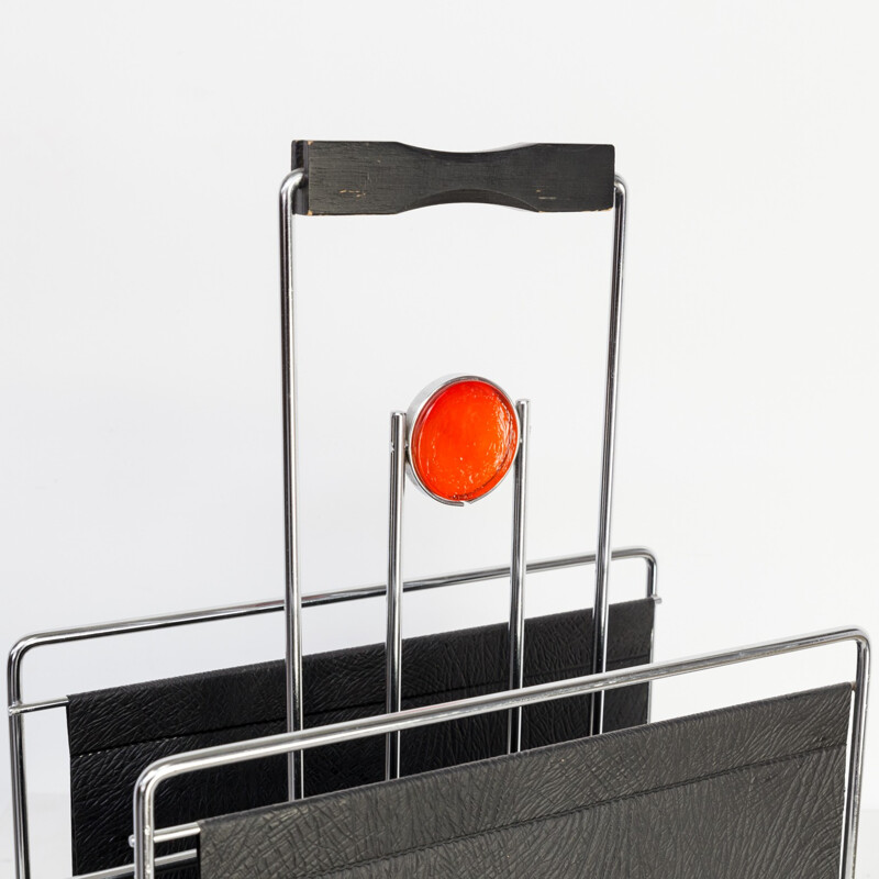 Vintage magazine rack by Erik Höglund - 1960s