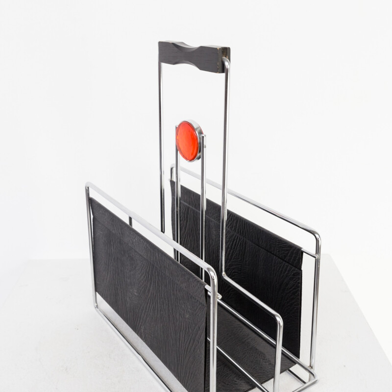 Vintage magazine rack by Erik Höglund - 1960s