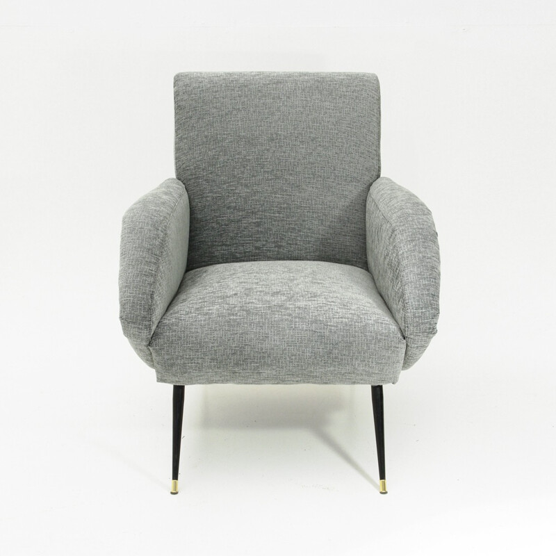 Vintage Italian grey armchair - 1950s