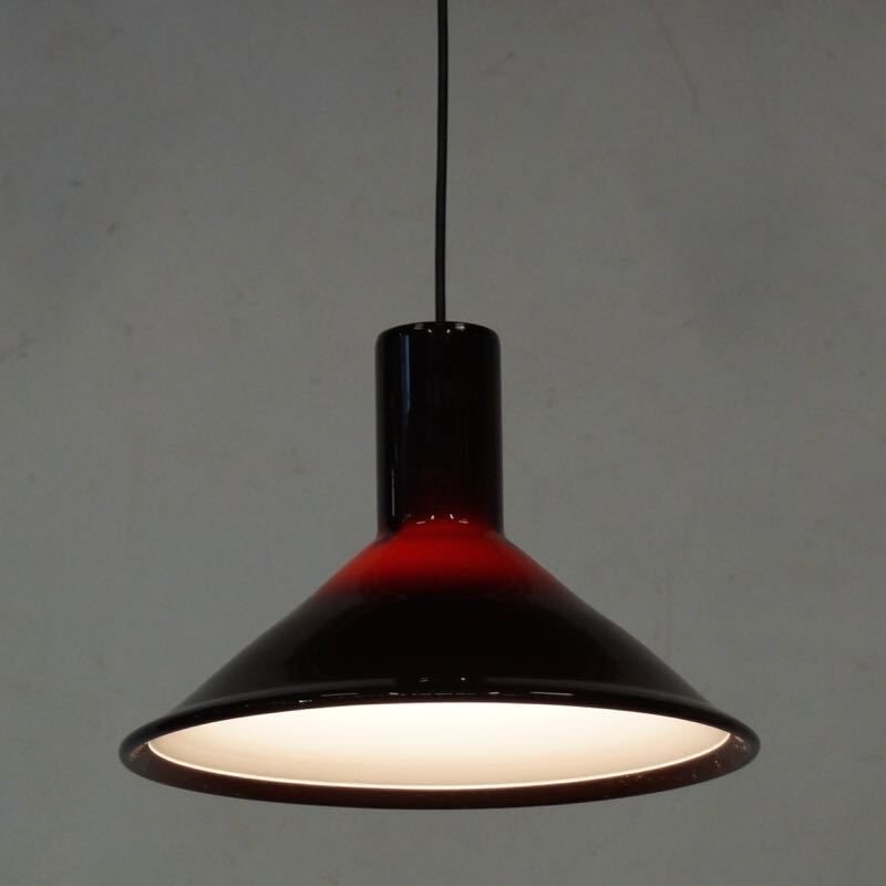 Vintage pendant lamp by Michael Bang for Holmegaard - 1970s