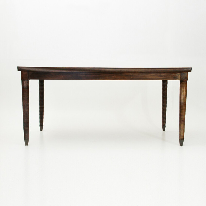 Table moderniste italienne en bois - 1940