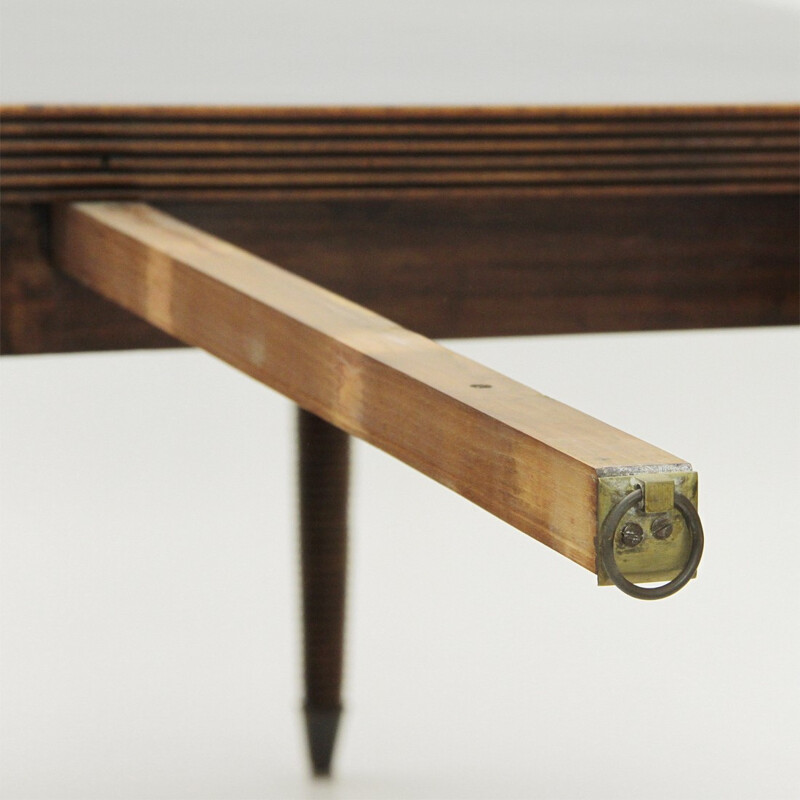 Table moderniste italienne en bois - 1940